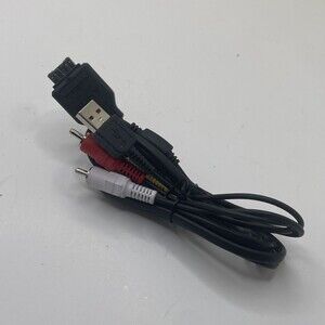 Sony VMC-MD2 cable USB A to 3 RCA Composite AV Lead for Cyber-shot DSC Cameras